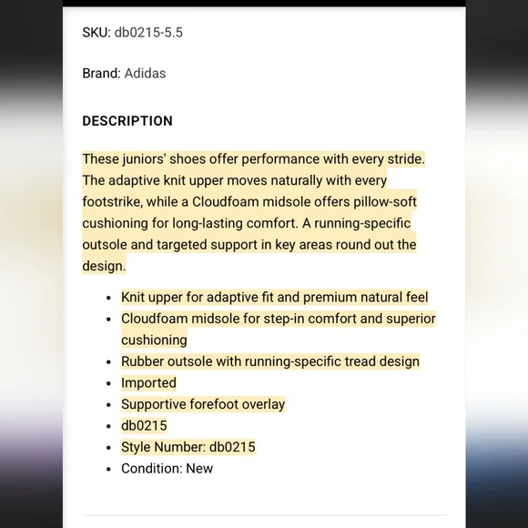 Adidas White Running Shoes - Picture 2 of 11